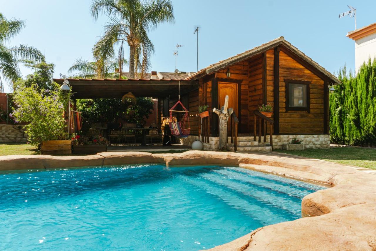 Casa De Madera Con Piscina Privada Villa Los Alcázares Exterior foto