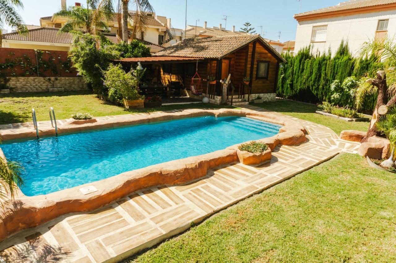 Casa De Madera Con Piscina Privada Villa Los Alcázares Exterior foto